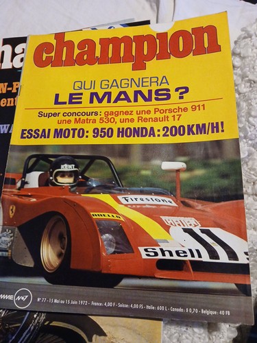 Champion 1972 24h mans - champion, 77