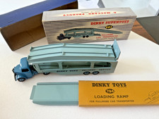 Dinky Toys England Complete Pullmore Car Transporter Truck in VERY NICE CONDITION
