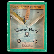 QUEEN MARY PUZZLE circa 1945 - Popular puzzles R.J. / antique game toy