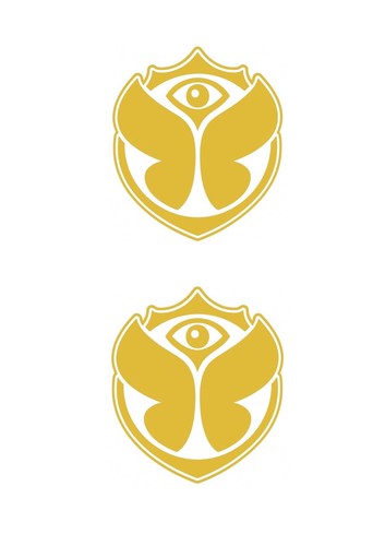 Tomorrowland gold tattoo - gold,