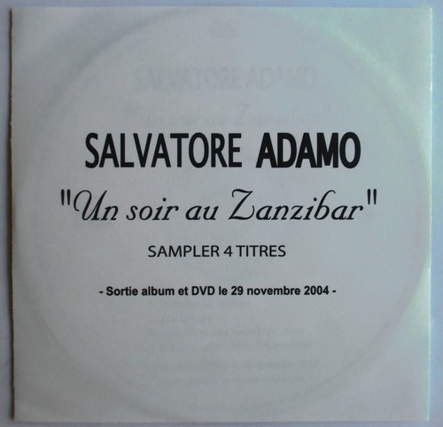 Salvatore adamo cd sampler - salvatore,
