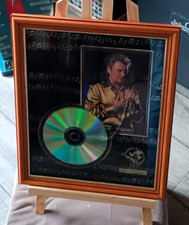 Johnny Hallyday  - Collector Gold'n STAR - Disque d Or  -  Années 90-