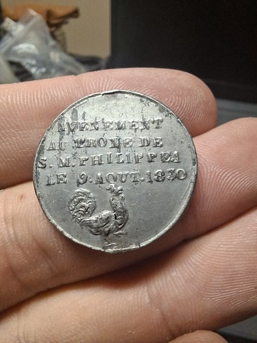 Médaille avenement trone - au,