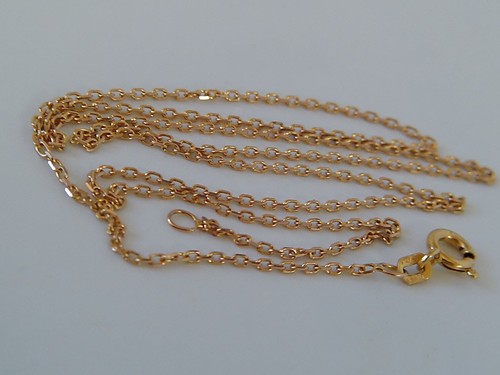 Chaine jaune 9 - chaine, or