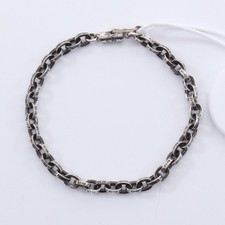 Bracelet chaîne papier CHROME HEARTS 17,5 cm argent 925 d'occasion homme