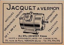 1952 -- ELECTRIC MOTORS IN VERNON 3F078