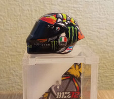 motorcycle helmet gp au 1/12e agv Marco Bezzcchi season 23 no Valentino Rossi