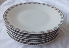 6 Assiette Plat Lisse Étage