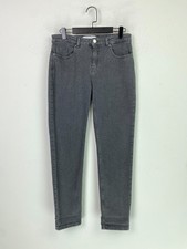 White Label Brompton Washed Grey Solid Jeans Boyfriend Fit Casual UK 10