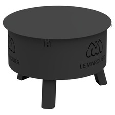 Brasero LE MARQUIER avec couvercle Original noir