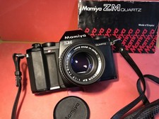 SLR / MAMIYA ZM QUARTZ + MAMIYA-SEKOR  EF 50mm f1.7 / VINTAGE JAPAN 1982 / MINT
