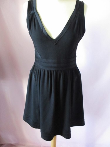 Robe maje noire évasée - robe, noire,