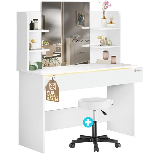 Coiffeuse lucia blanc avec - blanc,