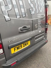 RENAULT TRAFIC '15 - '25 REAR BUMPER PROTECTOR "OVER THE EDGE"