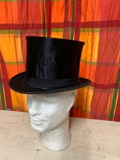 Ancien CHAPEAU CLAQUE Haut de