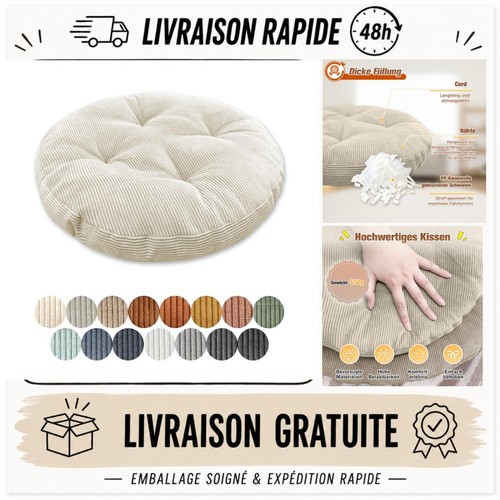 Coussin siège rond - 30, cm