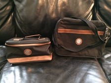Vintage Gold Coast Valises Bags - Luggage Cases Overnight Traveling Set