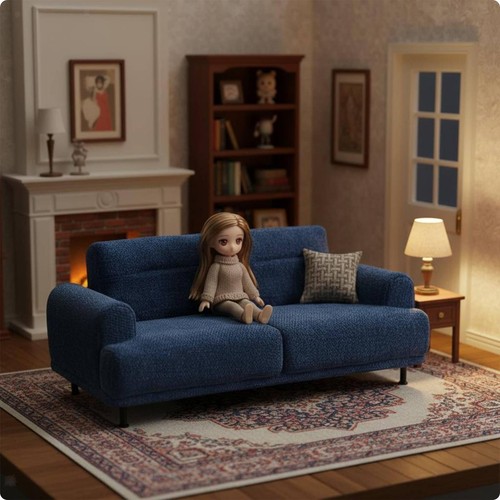 Sofa miniature échelle 10 - sofa,