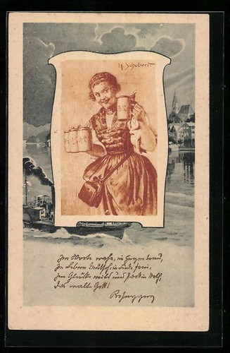 Carte postale artiste - postale, d'artiste