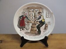 Digoin Sarreguemines Normands Plate, François Enault, Churn Butter