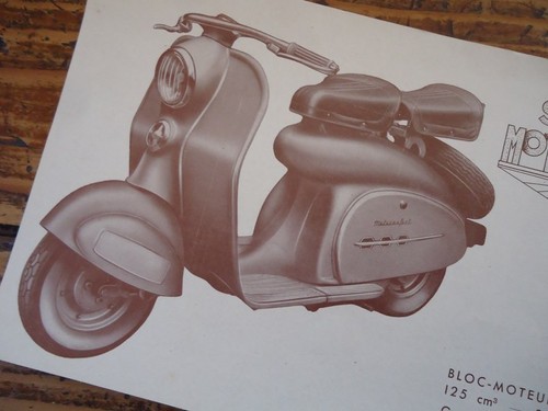 Publicite scooter motoconfort - scooter,