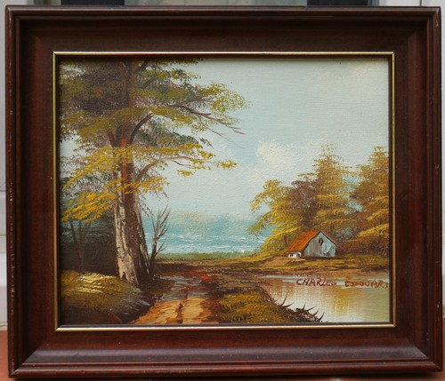 Tableau signé charles - signé,