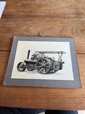 photo ancienne matériel agricole N54 tracteur L pecard nevers france