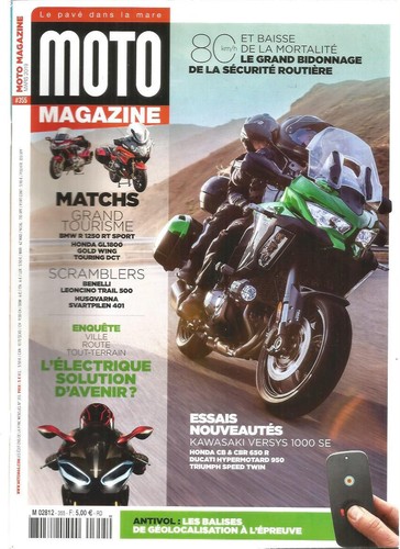 Moto magazine 355 kawa - moto, n°355