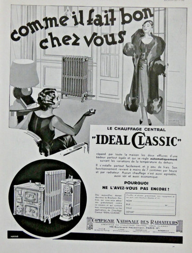 Publicité 1932 ideal - publicitÉ,