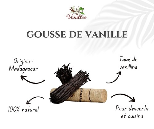 Gousses vanille bourbon - vanille,