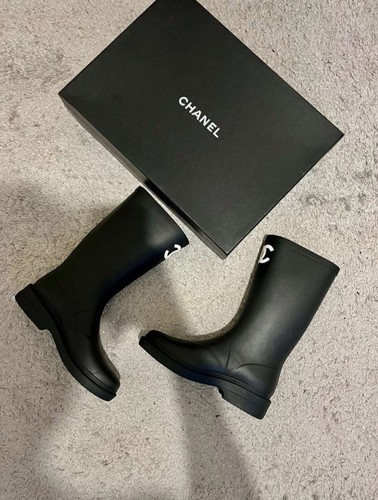 Botte chanel noir neuf - chanel, 39