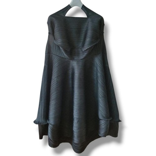 Robe noire bounce - bounce, pleats