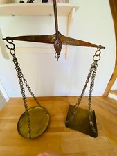 Vintage Plague Scale Copper Trays