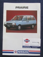 ANCIENNE BROCHURE NISSAN