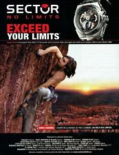 2009 Advertising 099 Sector M-ONE Chris Sharma Free Climbing Watch