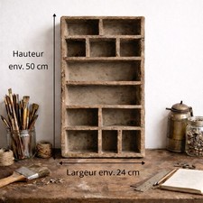 Ancien petit casier trieur