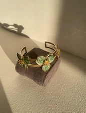 Bracelet Manchette Vert