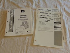 Bobcat 540 543 Skid Steer Loader Service Manual 1981 501011999 501111999 & Below