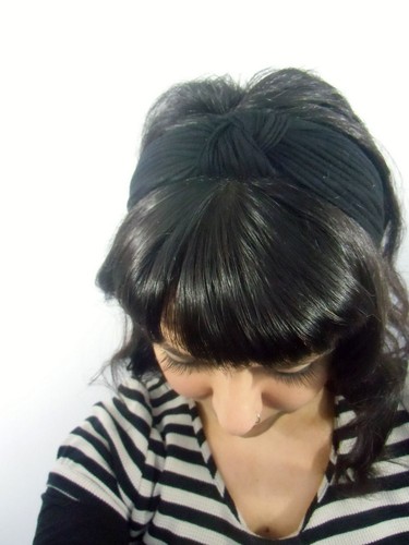 Serre tête turban épais