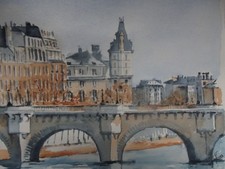 Aquarelle originale signée