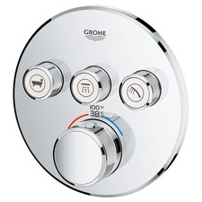 Grohe Grohtherm SmartControl Triple Function Thermostatic Valve Trim – 29138000