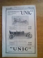 OLD ADVERTISEMENT PUB ADVERTISE 1950 automobiles unic back dunlop bike BSA