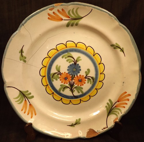 Ancienne assiette faience - ancienne,
