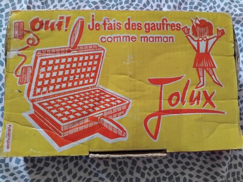 Jouet ancien gaufrier jolux - gaufrier,