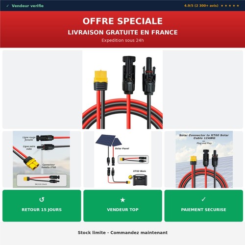 Câble charge solaire m - de,