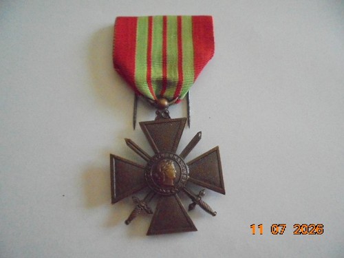 Médaille croix guerre 1939 - croix,