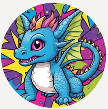 Hayleybug 1 oz Baby Zapp Dragon silver Art Round with COA mintage 15