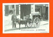 Old postcard / collection chocolate lombart / paris le chiffonnier
