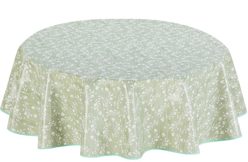 Nappe ronde toile - toile, cirée