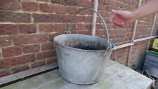 LARGE BASIN CAULDRON ZINC BATHTUB BUCKET GALVANIZED GARDEN JUICE BARN